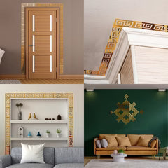 Acrylic Greek Mirror Wall Decor