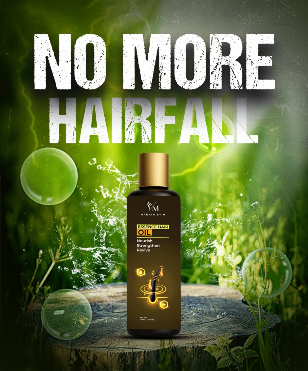 Marjanbym Essence Hair Oil (150ml)